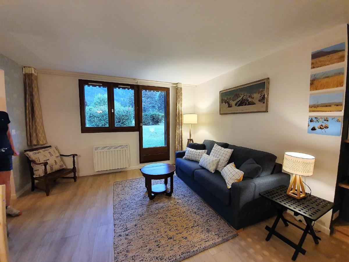 Chamonix Appartement Vue Mont Blanc Avec Jardin Dış mekan fotoğraf